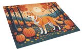 NEW Akita Fall Glass Cutting Board Decorative Tempered Glass Kitchen Cutting and Serving Board Large Size Chopping Board