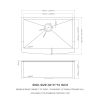 30 Rose Gold Farmhouse Sink - 30 Inch Kitchen Sink Stainless Steel 16 gauge Apron Front Kitchen Sink
