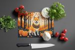 NEW Shiba Inu Fall Glass Cutting Board Decorative Tempered Glass Kitchen Cutting and Serving Board Large Size Chopping Board