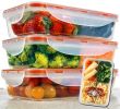 Meal Prep Lunch Box 3 piece set Insulated Lunch Box For Women Men 3 Bento Style Containers Inside Large Lunch Bag  BPA Free Microwave Dishwasher Safe