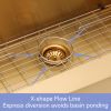 33 Gold Farmhouse Sink - 33 Inch Kitchen Sink Stainless Steel 16 gauge Apron Front Kitchen Sink