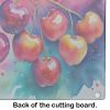 NEW Colorful Cherries Glass Cutting Board Decorative Tempered Glass Kitchen Cutting and Serving Board Large Size Chopping Board