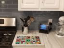 NEW Lots of Border Collie Glass Cutting Board Decorative Tempered Glass Kitchen Cutting and Serving Board Large Size Chopping Board