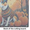 NEW Basenji Fall Glass Cutting Board Decorative Tempered Glass Kitchen Cutting and Serving Board Large Size Chopping Board