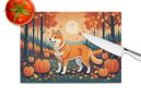 NEW Akita Fall Glass Cutting Board Decorative Tempered Glass Kitchen Cutting and Serving Board Large Size Chopping Board