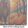 NEW Afghan Hound Fall Glass Cutting Board Decorative Tempered Glass Kitchen Cutting and Serving Board Large Size Chopping Board
