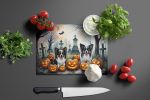 NEW Papillon Spooky Halloween Glass Cutting Board Decorative Tempered Glass Kitchen Cutting and Serving Board Large Size Chopping Board