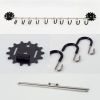 Wall mounted pan Holder 20 inch 2-piece set