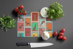 NEW Lots of Red Doberman Pinscher Glass Cutting Board Decorative Tempered Glass Kitchen Cutting and Serving Board Large Size Chopping Board