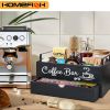 1pc Rustic Wooden Snack Bar Tray, Tabletop Food Storage Box, Farmhouse Kitchen Cabinet Snack Basket