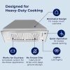 30 inch Insert Range Hood 600 CFM;  Built-in Stainless Steel Range Hoods with Right Button Controls and Back LED Lights; Kitchen Hood for Over Stove;
