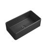 Black Farmhouse Sink Deep Apron Sink Undermount Farmhouse Kitchen Sink Single Farm Sink
