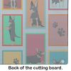 NEW Lots of Black and Tan Chihuahua Glass Cutting Board Decorative Tempered Glass Kitchen Cutting and Serving Board Large Size Chopping Board