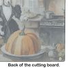 NEW Poodle Fall Kitchen Pumpkins Glass Cutting Board Decorative Tempered Glass Kitchen Cutting and Serving Board Large Size Chopping Board