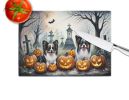 NEW Papillon Spooky Halloween Glass Cutting Board Decorative Tempered Glass Kitchen Cutting and Serving Board Large Size Chopping Board