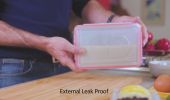 Meal Prep Lunch Box 3 piece set Insulated Lunch Box For Women Men 3 Bento Style Containers Inside Large Lunch Bag  BPA Free Microwave Dishwasher Safe