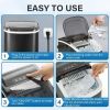 Deluxe Countertop Ice Maker, 26lbs/24hrs, Ready in 6 Mins, Self-Clean with Scoop & Basket, 13.7lbs