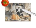 NEW Poodle Fall Kitchen Pumpkins Glass Cutting Board Decorative Tempered Glass Kitchen Cutting and Serving Board Large Size Chopping Board
