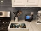 NEW Vampires Spooky Halloween Glass Cutting Board Decorative Tempered Glass Kitchen Cutting and Serving Board Large Size Chopping Board