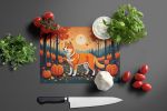 NEW Akita Fall Glass Cutting Board Decorative Tempered Glass Kitchen Cutting and Serving Board Large Size Chopping Board