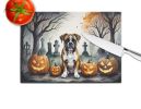 NEW Boxer Spooky Halloween Glass Cutting Board Decorative Tempered Glass Kitchen Cutting and Serving Board Large Size Chopping Board