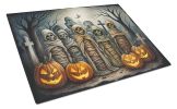 NEW Mummies Spooky Halloween Glass Cutting Board Decorative Tempered Glass Kitchen Cutting and Serving Board Large Size Chopping Board