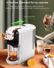 5in1automatic espresso machine with water level line, capsule coffee machine 19Bar hot and cold extract French Mocha Italian 600L water tank espresso
