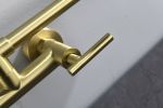 Pot Filler Faucets Both Hot Cold Water Wall Faucet Brass Faucets Kitchen Folding Kitchen Faucets Commercial Sink Faucet 3 Handles 2 Holes Joint Swing