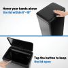 Household Supplies Trash Can with Stay-on Lid and Soft Closure