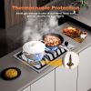 Gas Cooktop 12 Inch, Bulit-in Propane Stove 2 burner, Stainless Steel /Tempered Glass Gas Stove Top, 2 Burner Propane Cooktop