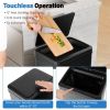 Household Supplies Trash Can with Stay-on Lid and Soft Closure