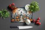 NEW Day of the Dead Spooky Halloween Glass Cutting Board Decorative Tempered Glass Kitchen Cutting and Serving Board Large Size Chopping Board