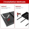 Expandable Pull out Cabinet Organizer Slide out Drawers Roll out Sliding Storage Self Carbon Steel with 12.2-20.5in Extendable Width 17lbs Max Load