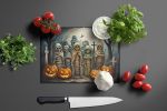 NEW Mummies Spooky Halloween Glass Cutting Board Decorative Tempered Glass Kitchen Cutting and Serving Board Large Size Chopping Board
