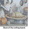 NEW Old English Sheepdog Fall Kitchen Pumpkins Glass Cutting Board Decorative Tempered Glass Kitchen Cutting and Serving Board Large Size Chopping Boa