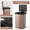 Indoor & Outdoor Household Trash Can with Soft Close Lid