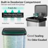 Indoor & Outdoor Household Trash Can with Soft Close Lid